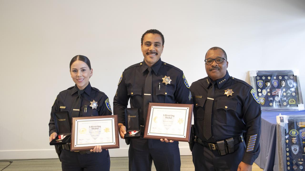 Officers Vanessa Alvarado and Kenneth Embry