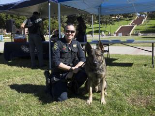 Officer Tiffanie Hand and K-9 Kylo