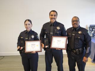 Officers Vanessa Alvarado and Kenneth Embry