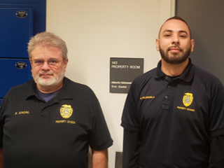 UCPD Property Officers Eric Gadal and Albert Valenzuela