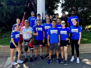 UCPD Torch Run participants